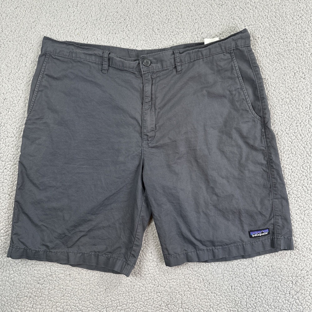 Patagonia Lightweight All-Wear Hemp Shorts Men 36 Gray 9" Inseam
